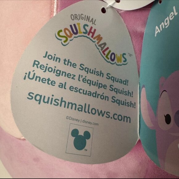 New! Bundle (2) Squishmallows Disney 20” Lilo & Stitch Plush Angel & Stitch Nwt! - Picture 13 of 16